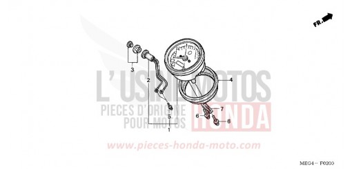 COMPTEUR VT750CA7 de 2007